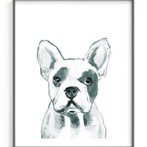 Minted/Pottery Barn Teen Terroir Dog Framed Art